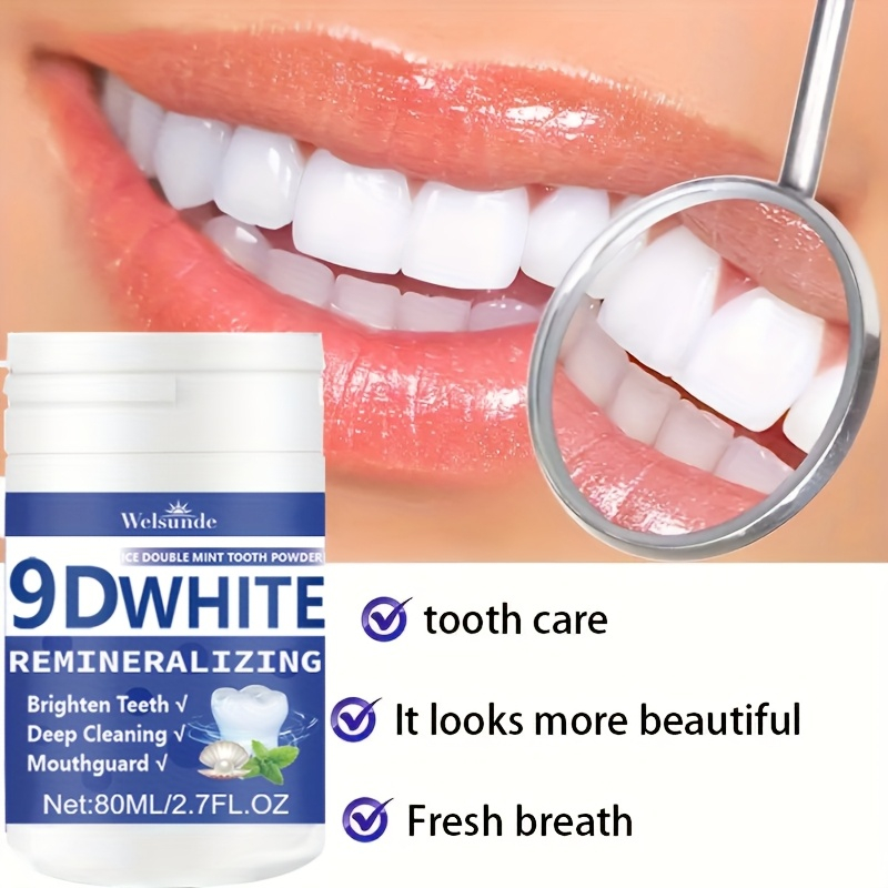 Teeth Whitening Street - 9D White Remineralizing Hydroxyapatite Tooth Powder,