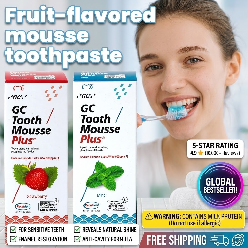 Teeth Whitening Treatment - 50g GC Fruit Flavor Mousse Toothpaste