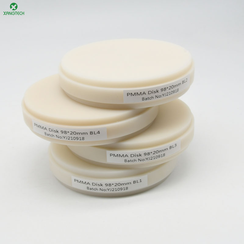 Teeth Whitening Flash - Bleach Colors Dental Monolayer PMMA Blank