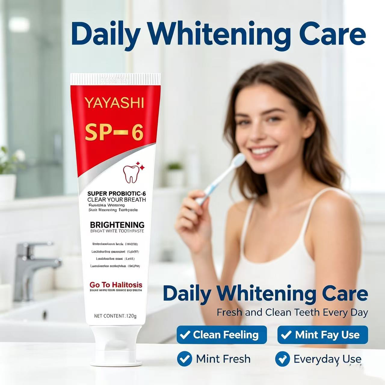 Sp-6 Probiotic Toothpaste Brig - Teeth Whitening Treatment review and price