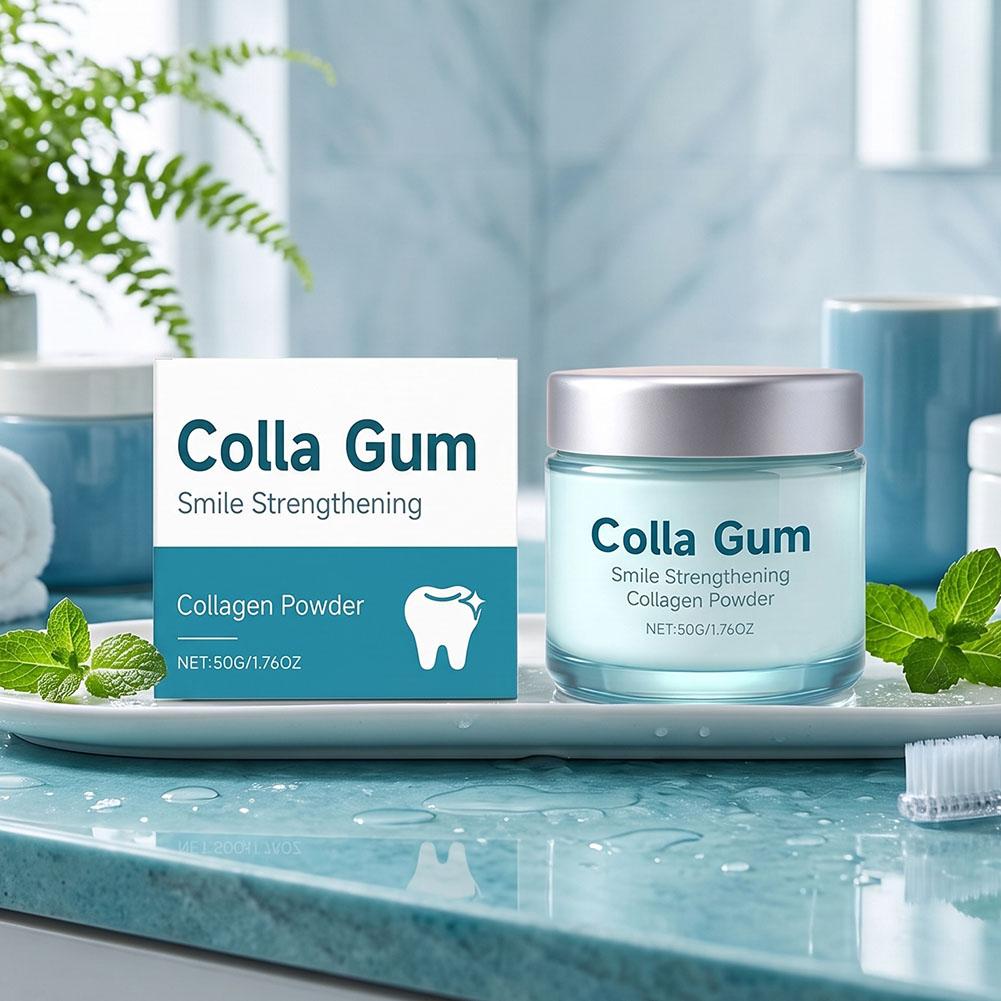 Strengthening Collagen Gum Pow - Teeth Whitening Co review and price