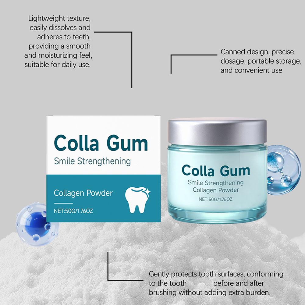 Strengthening Collagen Gum Pow - Teeth Whitening Co review and price