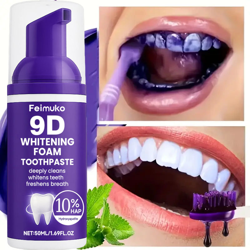 9D Purple Teeth Whitening Toot - Teeth Whitening Treatment review and price
