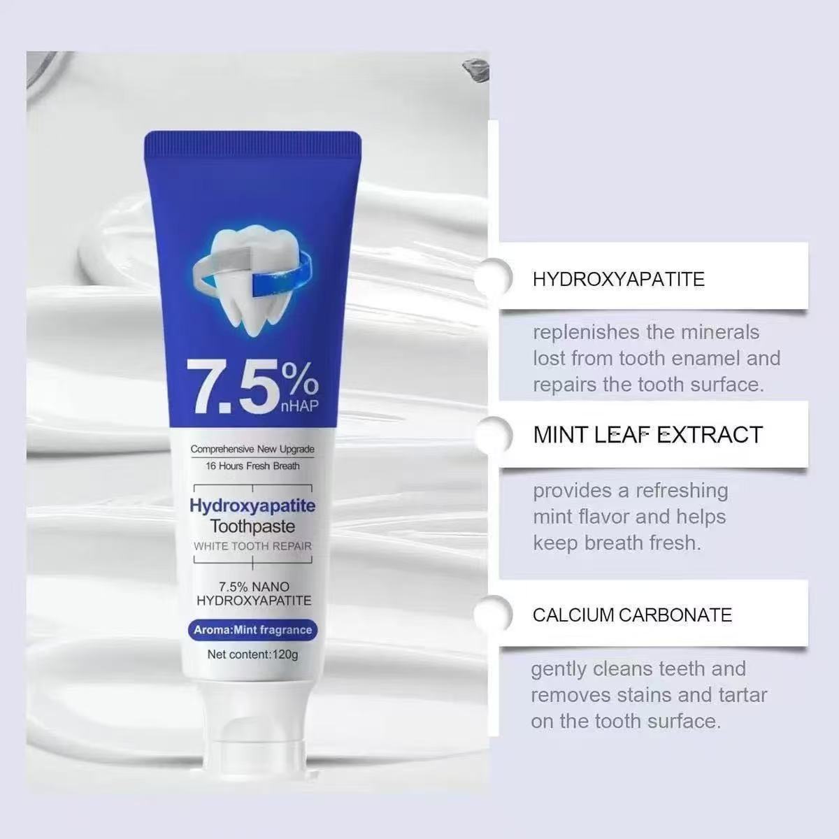 7.5%Nano Hydroxyapatite Toothp - Teeth Whitening Treatment review and price