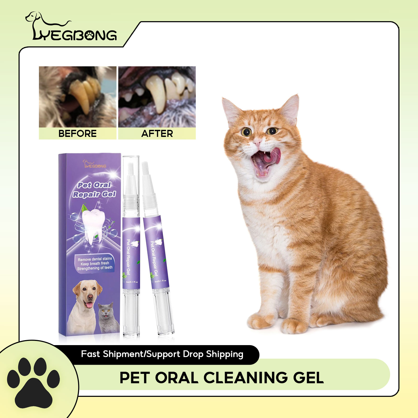 Pet Oral Repair Gel Puppy Tart - Teeth Whitening Singapore review and price