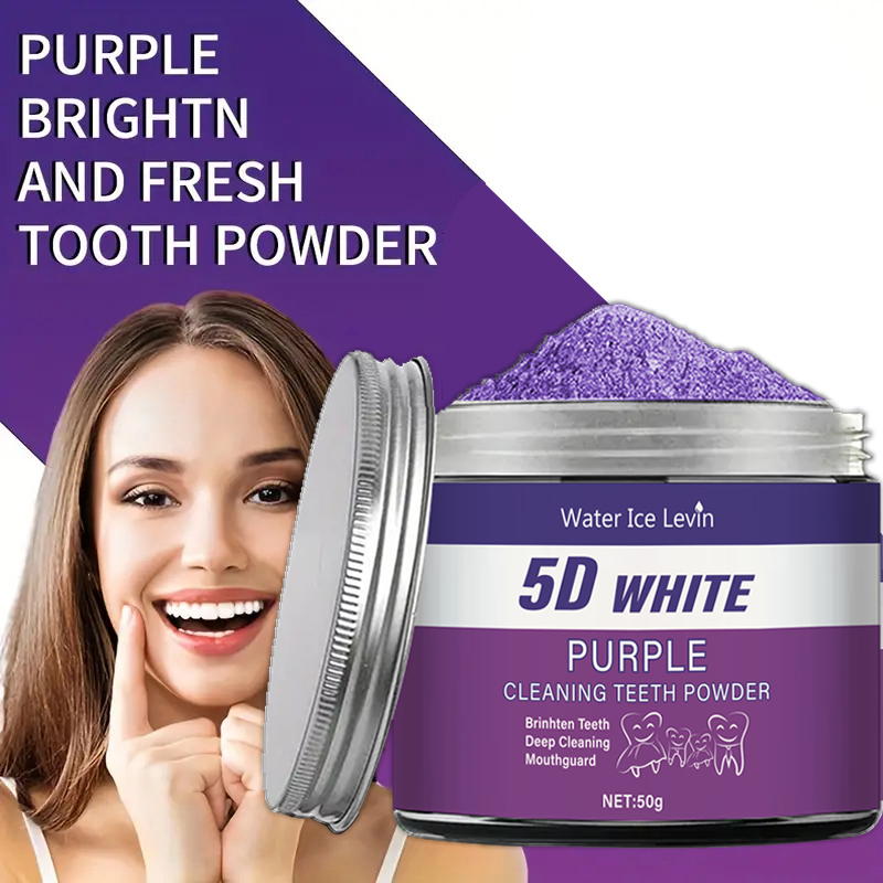Purple Teeth Whitening Powder, - Teeth Whitening Charcoal Powder review and price