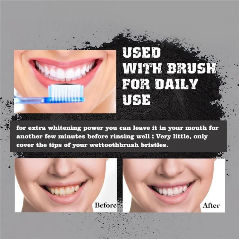 Food Grade Teeth Powder Charco - Teeth Whitening Charcoal Powder review and price