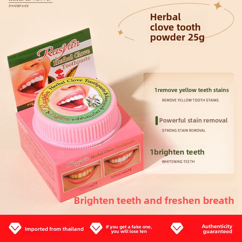 Thai Clove/coconut Tooth Powde - Teeth Whitening Street review and price